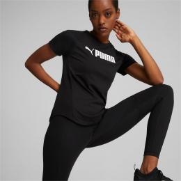 Puma Fit Logo Kadın Siyah Tişört (522181-01) 