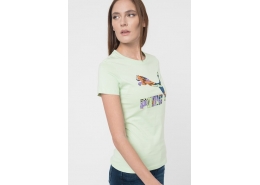 Puma Classics Kadın Yeşil Tişört (538050-32)