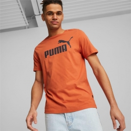 Puma Essentials Logo Erkek Turuncu Tişört (586667-94)