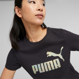 Puma Essentials Nova Shine Kadın Siyah Tişört (674448-01)