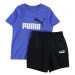 Puma Minicats Tee & Shorts Set Mavi Takım (845839-92)