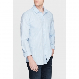 Erkek Açık Mavi Uzun Kol Gömlek (021205-28419)
