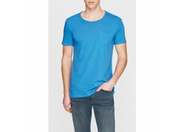 Mavi Erkek Soluk Saks Mavisi Basic Tişört