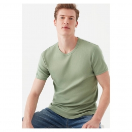 Mavi Jeans Erkek Yeşil Basic Tişört (063747-33406)