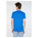 Mavi Jeans Erkek Saks Mavisi Kısa Kollu Basic Tişört (066901-70913)