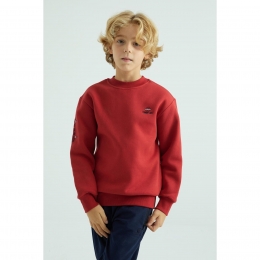Tommy Life Çocuk Kırmızı Sweatshirt (10990_05)