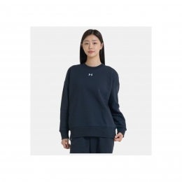 Under Armour Rival Fleece Kadın Siyah Sweatshirt (1379491-001)