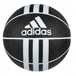 X 3 Bantlı Kauçuk Siyah Basketbol Topu