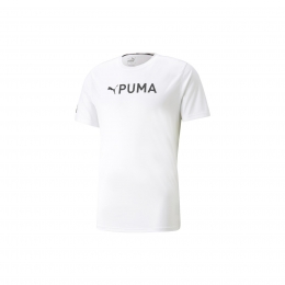 Puma Fit Logo Erkek Beyaz Tişört (523098-02)