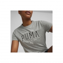 Puma Graphic Forever Kadın Gri Tişört (523218-53)