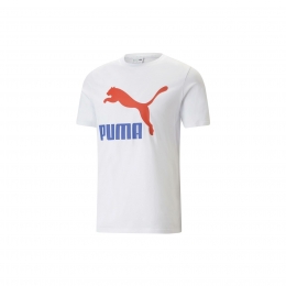 Puma Classics Logo Erkek Beyaz Tişört (538069-02)