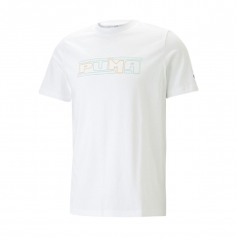 Puma Swxp Graphic Beyaz Tişört (538219-02)