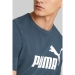 Puma Essentials Logo Tee Lacivert Tişört (586667-61)