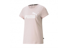 Puma Essentials Logo Kadın Pembe Tişört (586775-36)
