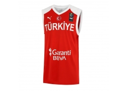 Puma Turkey Game Jersey V Yaka Kırmızı Basketbol Forması (671352-01)