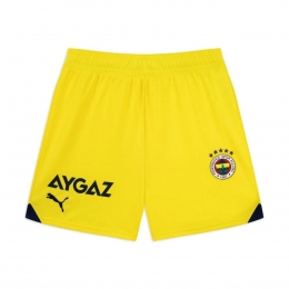 Puma Fenerbahçe S.K. 23/24 Çocuk Sarı Sporcu Şort (772022-04)