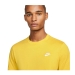 Nike Club Tee Erkek Sarı Tişört (AR4997-709)