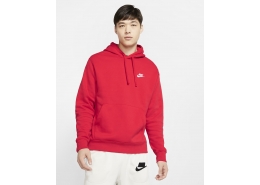 Sportswear Club Fleece Crew Erkek Kırmızı Sweatshirt (BV2654-657)