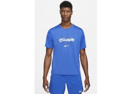 Nike Dri-FIT Miler Erkek Mavi Koşu Tişörtü (DA1181-480)
