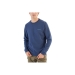 Columbia Basic Crew Erkek Mavi Uzun Kollu Sweatshirt (CS0204-480)