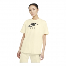 Air Women's Boyfriend Top Kadın Sarı Tişört (CZ8614-113)