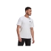 adidas Essentials Embroidered Small Logo Erkek Beyaz Tişört (GK9640)