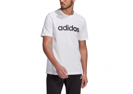 Essentials Embroidered Linear Logo Erkek Beyaz Tişört (GL0058)