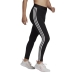 Loungewear Essentials Slim 3-Stripes Kadın Siyah Tayt (GL0723)
