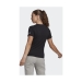 Loungewear Essentials Slim Logo Kadın Siyah Tişört (GL0769)