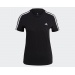 Loungewear Essentials Slim 3-Stripes Kadın Siyah Tişört (GL0784)