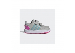 adidas Hoops 2.0 Çocuk Gri Spor Ayakkabı (H01554)
