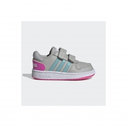 adidas Hoops 2.0 Çocuk Gri Spor Ayakkabı (H01554)