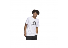adidas M Power Logo Ft Erkek Beyaz Tişört (H54658)