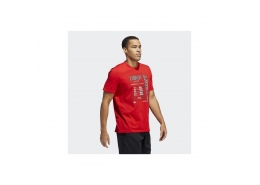 adidas Egame G T Erkek Kırmızı Spor Tişört (HE4829)