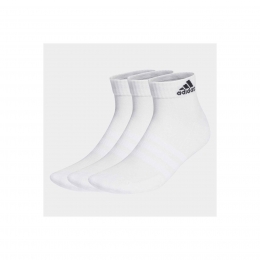 adidas Yastıklamalı Unisex Beyaz Bilek Boy Çorap (HT3441)