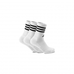 adidas 3-Stripes Bilekli Beyaz Çorap Seti (HT3458)