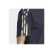 adidas Vibrant Print 3-Stripes Kadın Mavi Crop Tişört (IL5868)