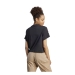 adidas Vibrant Print 3-Stripes Kadın Siyah Crop Tişört (IL5871)
