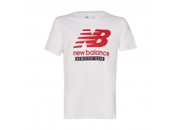 New Balance Lifestyle Erkek Beyaz Tişört (MNT1205-WT)