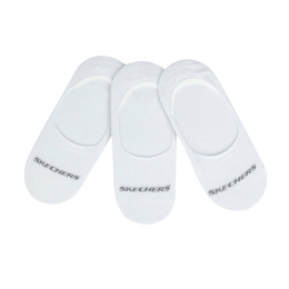 Skechers No Show 3 Pack Beyaz Spor Çorap (S192134-100)