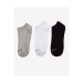 Skechers No Show Socks Mix Unisex 3'lü Çorap (S212300-900)