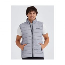 Skechers Outerwear Padded Vest Erkek Gri Yelek (S231241-035)