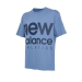 New Balance Lifestyle Unisex Mavi Tişört (UNT1346-BLU)