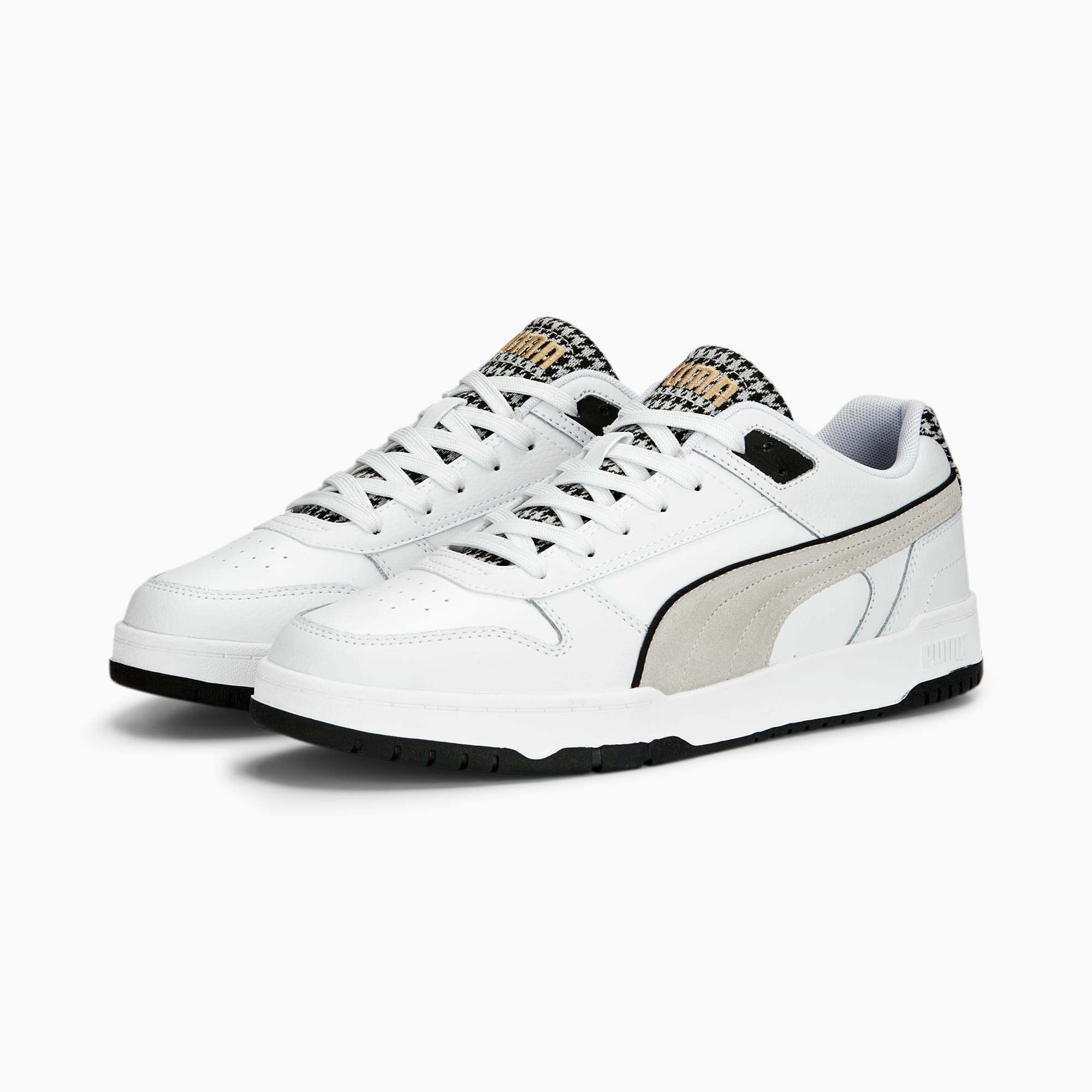 Puma Rbd Game Low Houndstooth Erkek Beyaz Spor Ayakkabı (389321-01)