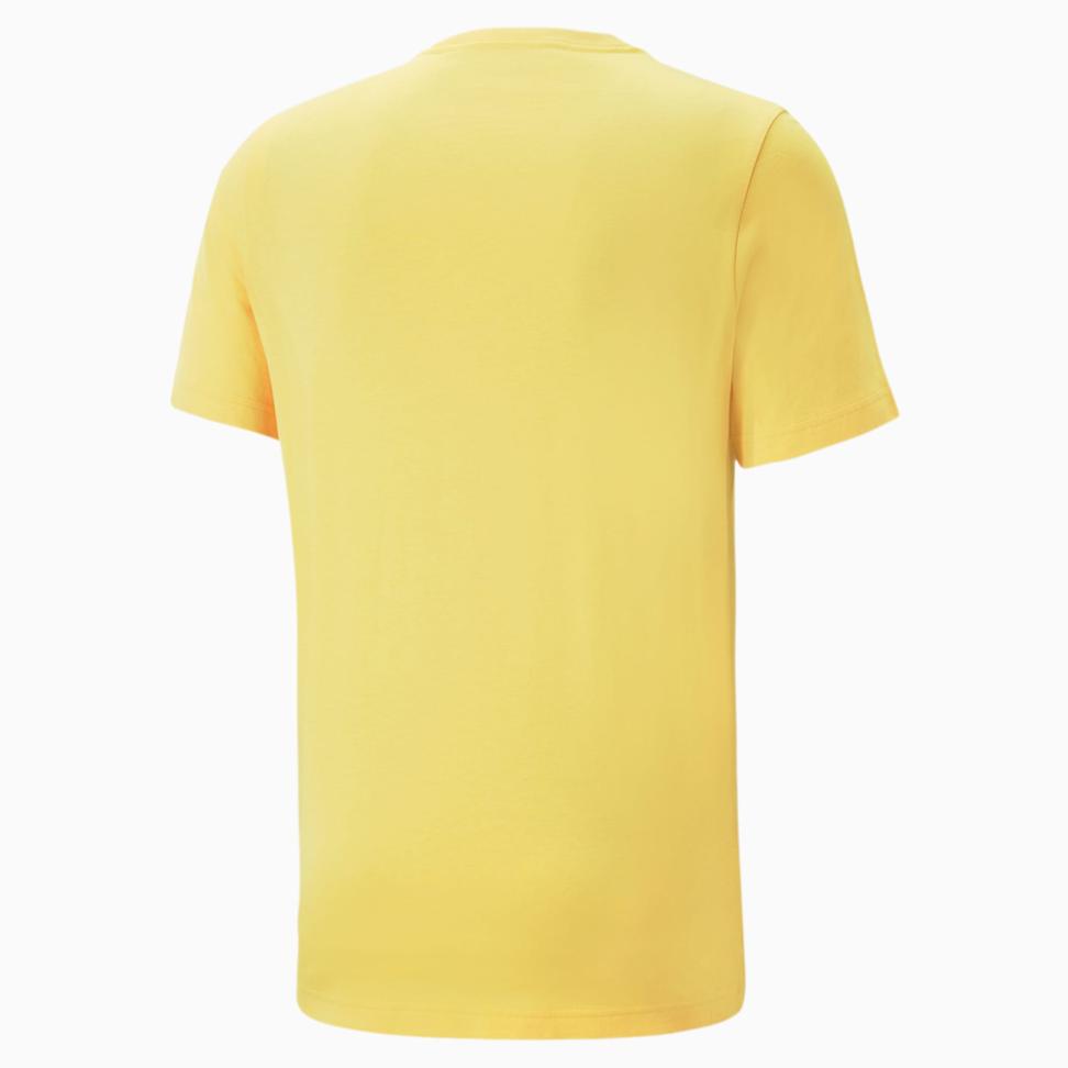 Puma Essentials Logo Erkek Sarı Tişört (586667-43) 