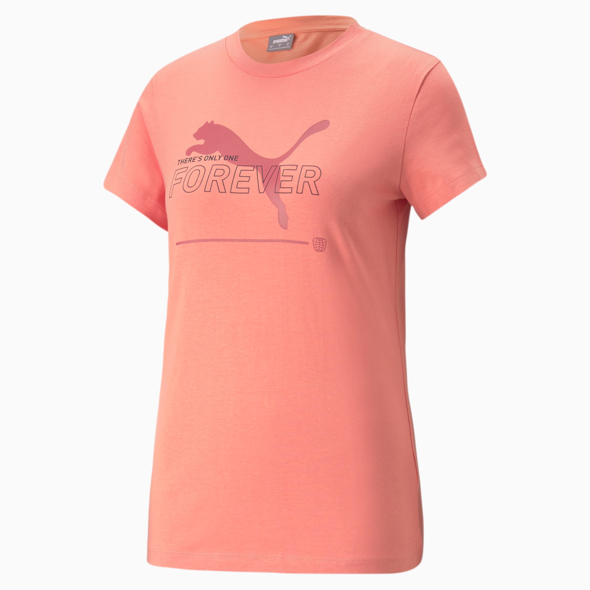 Puma Essentials Better Tee Hibiscus Kadın Kırmızı Tişört (673301-48)