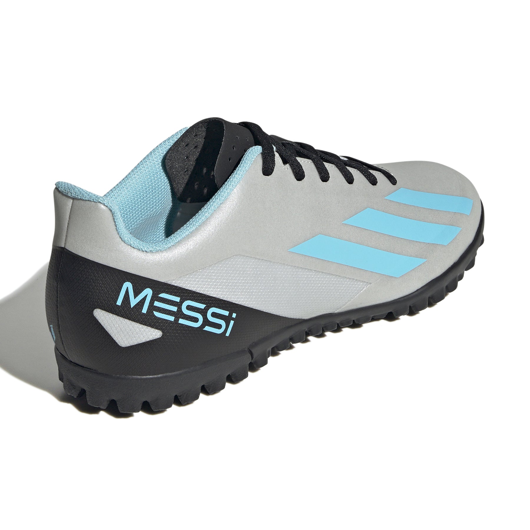 adidas X Crazyfast Messi 4 Erkek Gri Halı Saha Ayakkabısı (IE4069)
