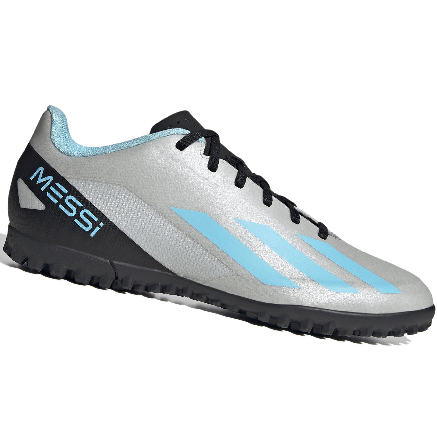 adidas X Crazyfast Messi 4 Erkek Gri Halı Saha Ayakkabısı (IE4069)