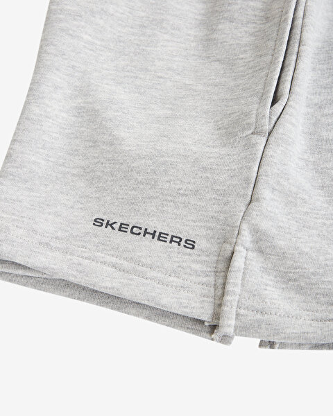Skechers New Basics Gri Şort (S212184-036)