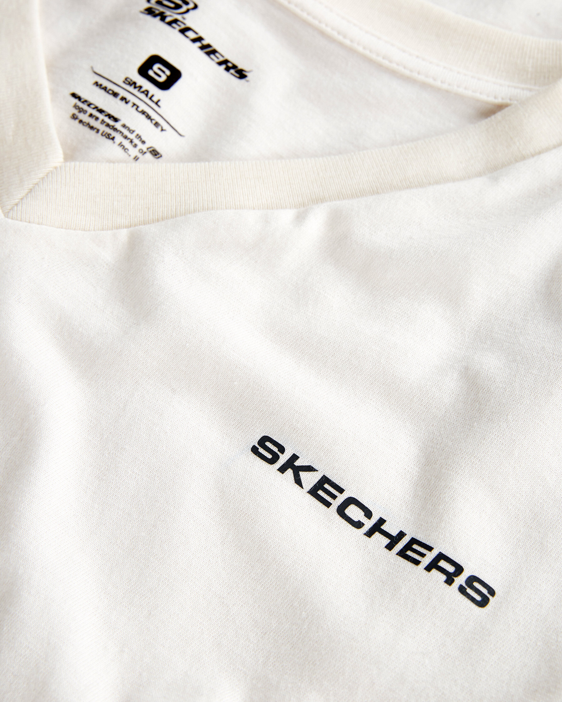 Skechers New Basics Beyaz Tişört (S212399-102)